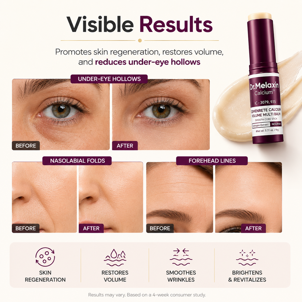 Cemenrete Calcium Multi Balm Wrinkles Face Eye Balm