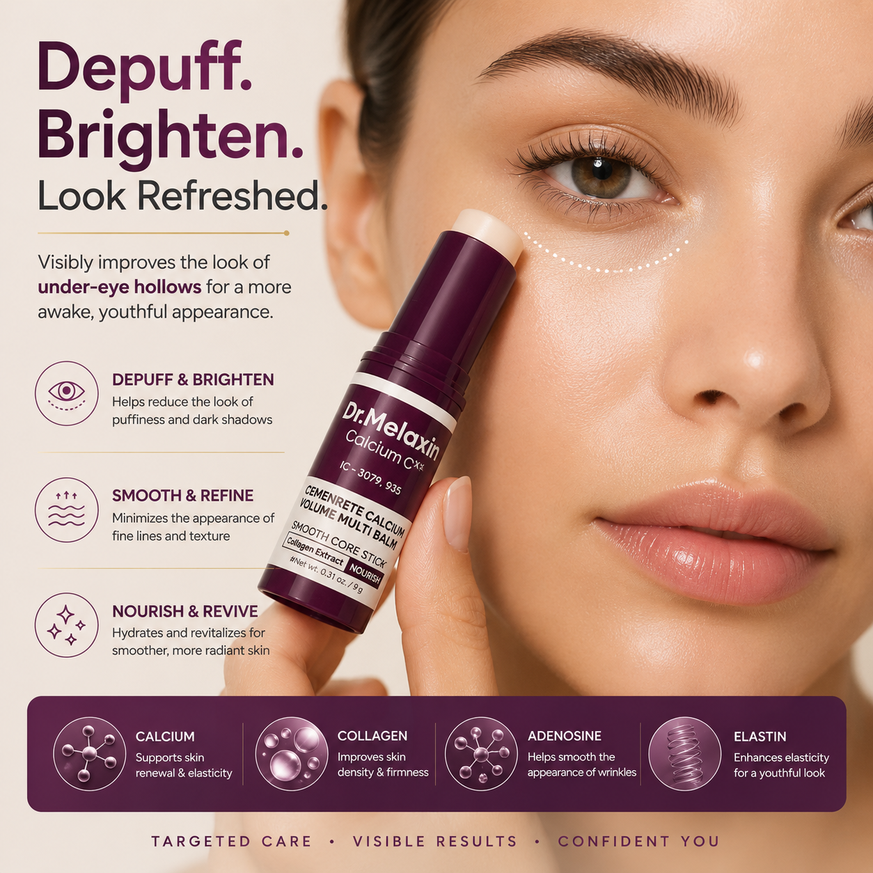 Cemenrete Calcium Multi Balm Wrinkles Face Eye Balm