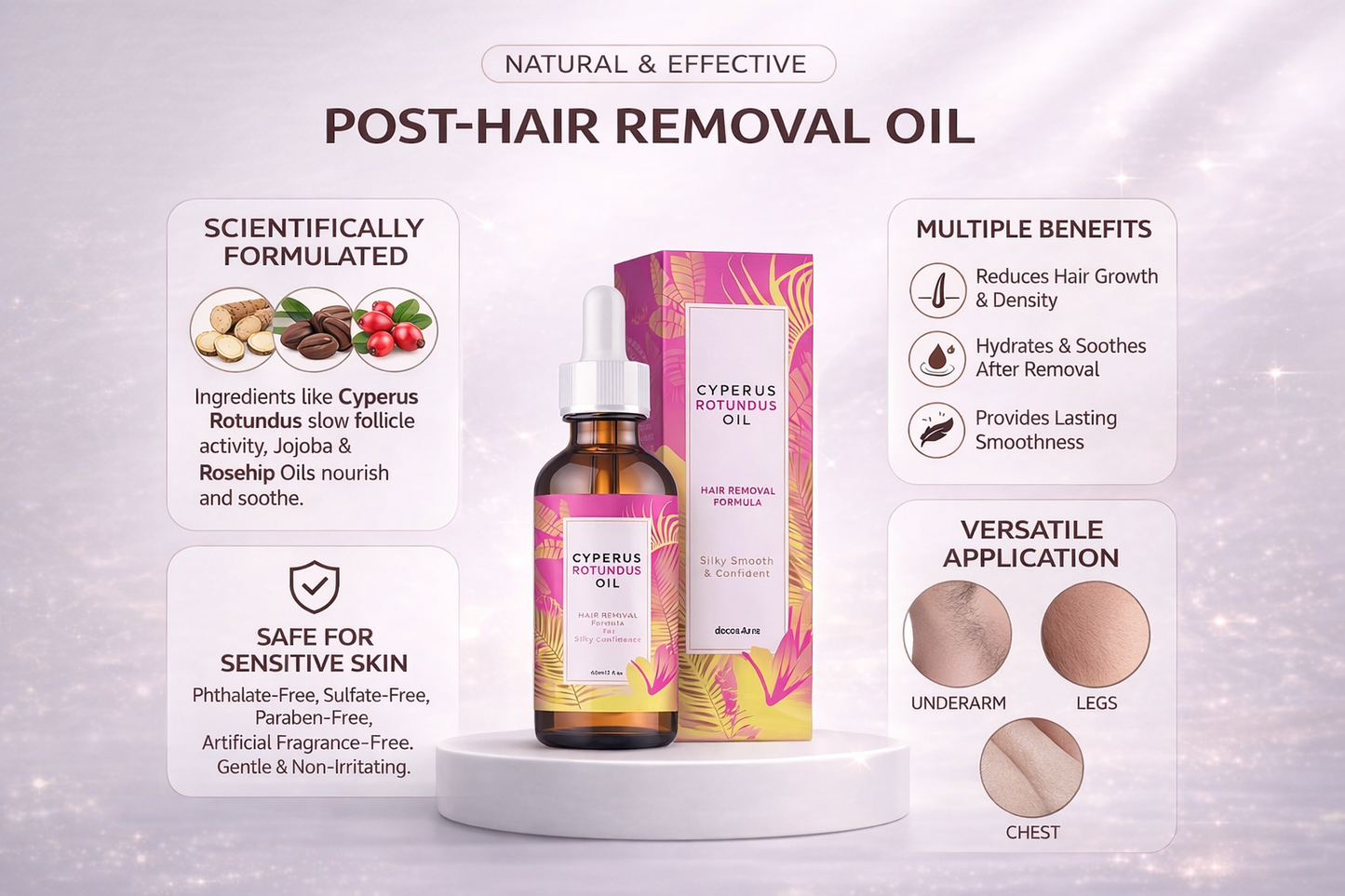 OceAura Oil | Cyperus Rotundus Oil